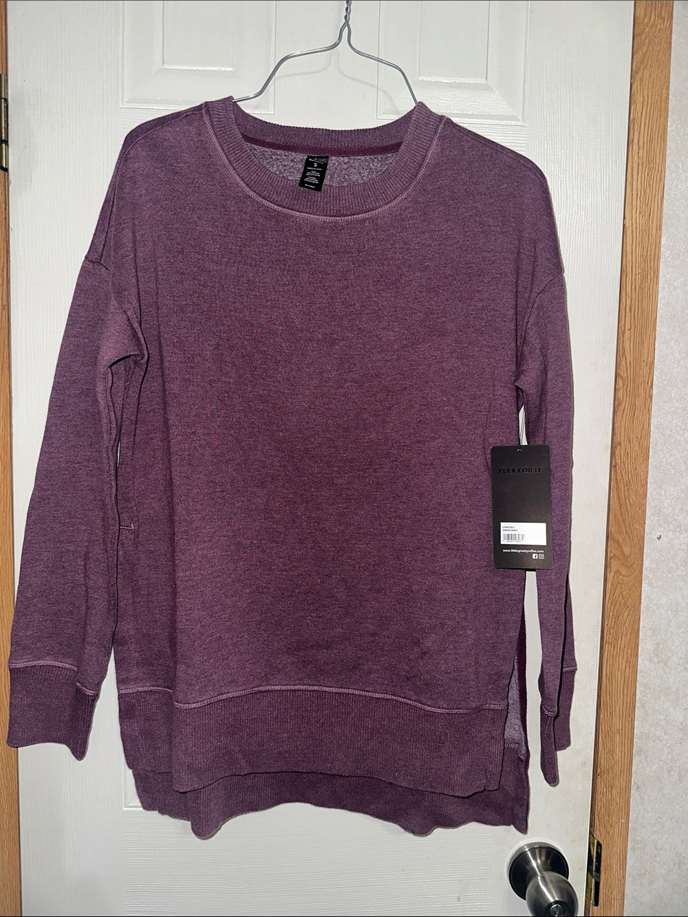 Cozy Purple Pullover Sweatshirt